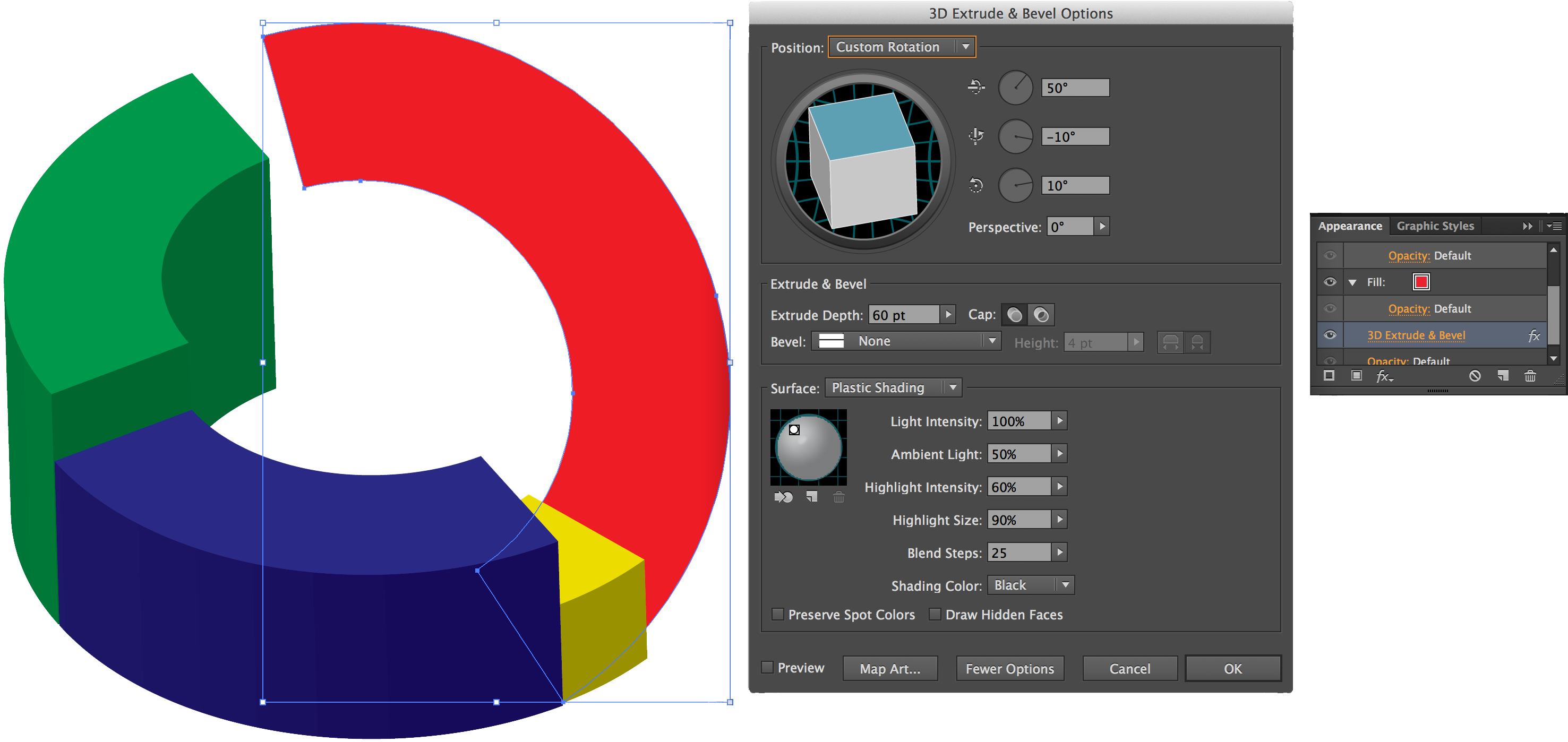 3d Pie Chart In Illustrator Cs6