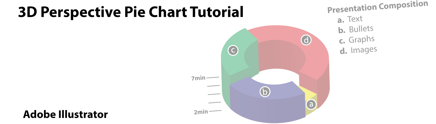 3D Pie Chart in Illustrator